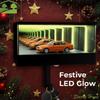 Kreativer Garagenschlüsselhalter Multifunktionales Lustiges Wandmontiertes Schlüsselspeicherregal mit LED-Licht Einfache Montage Lustiger Schlüsselorganisator