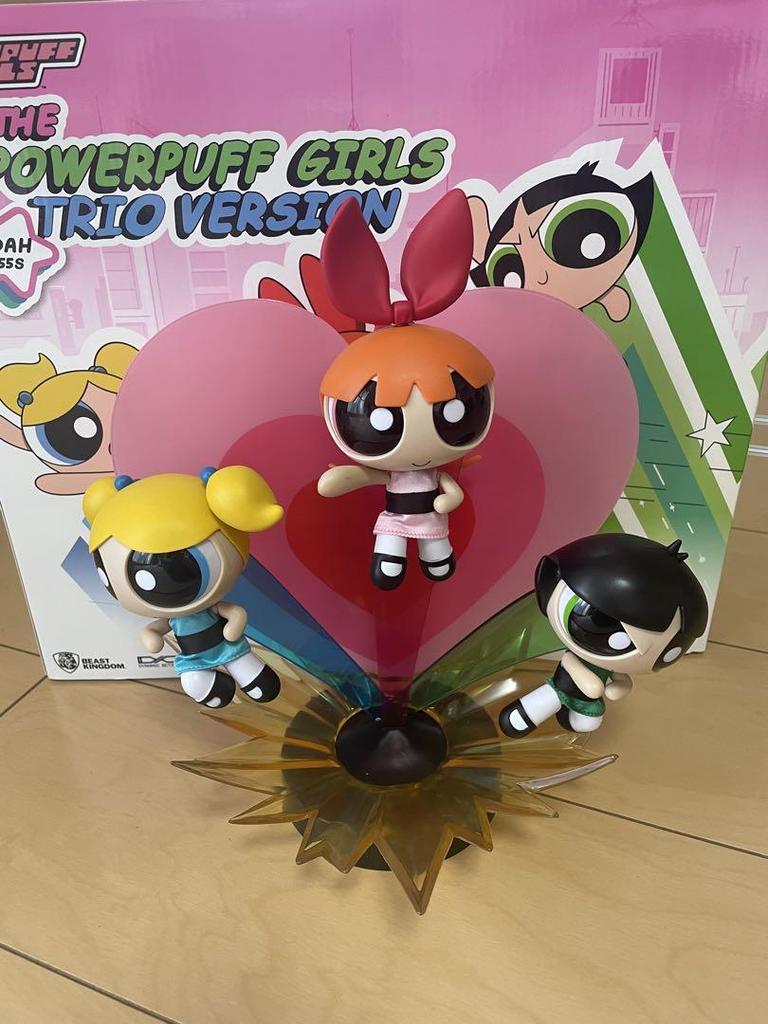 [USED] Powerpuff Girls Figure Trio Version Powerpuff