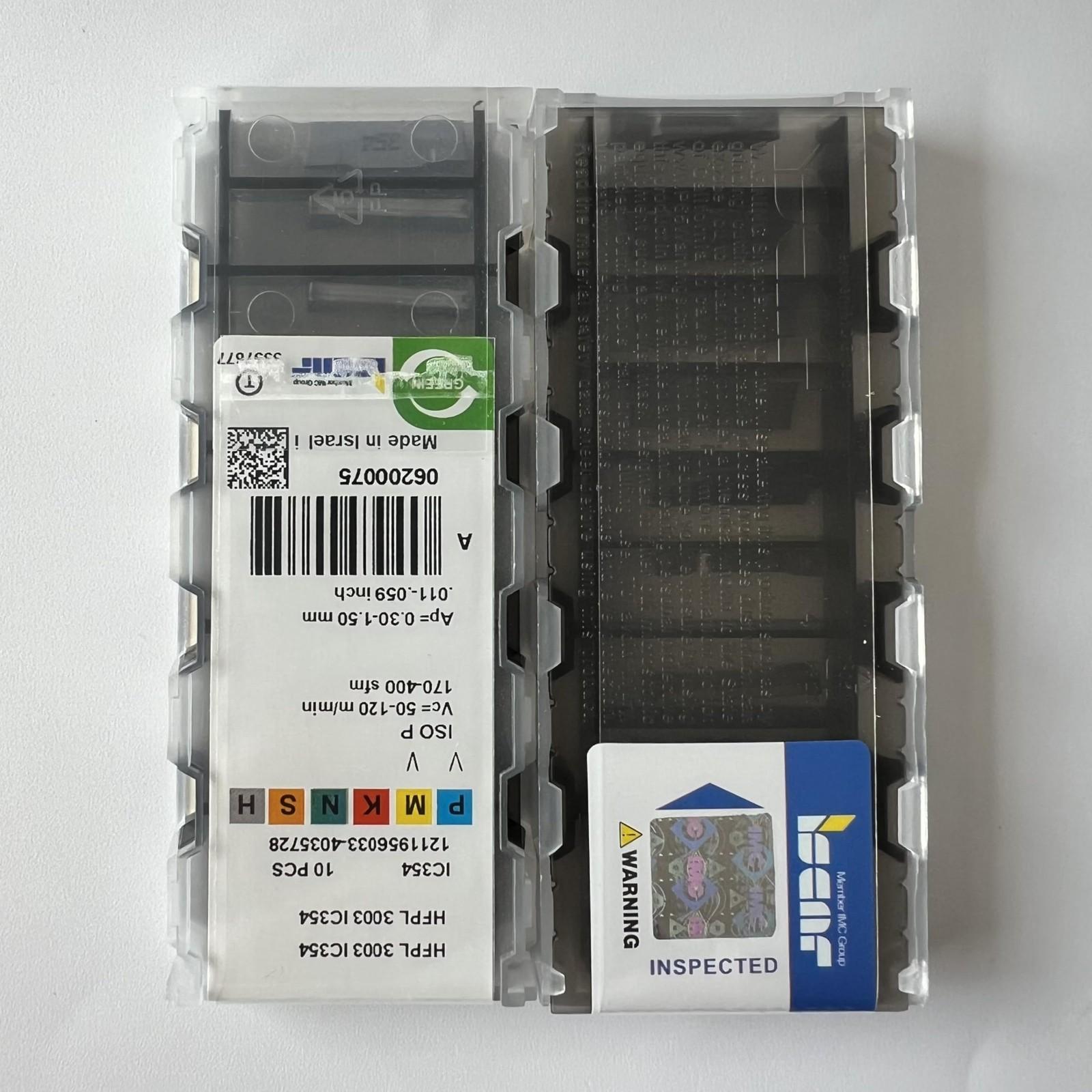 

ISCAR / HFPL3003 IC354 / Industrial indexable carbide inserts 10 Pcs