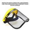 Face Shield Chainsaw Splash Prevention Electric Cutting Gardening Protection Mesh Face Shield Protective Mask  Helmet Safety