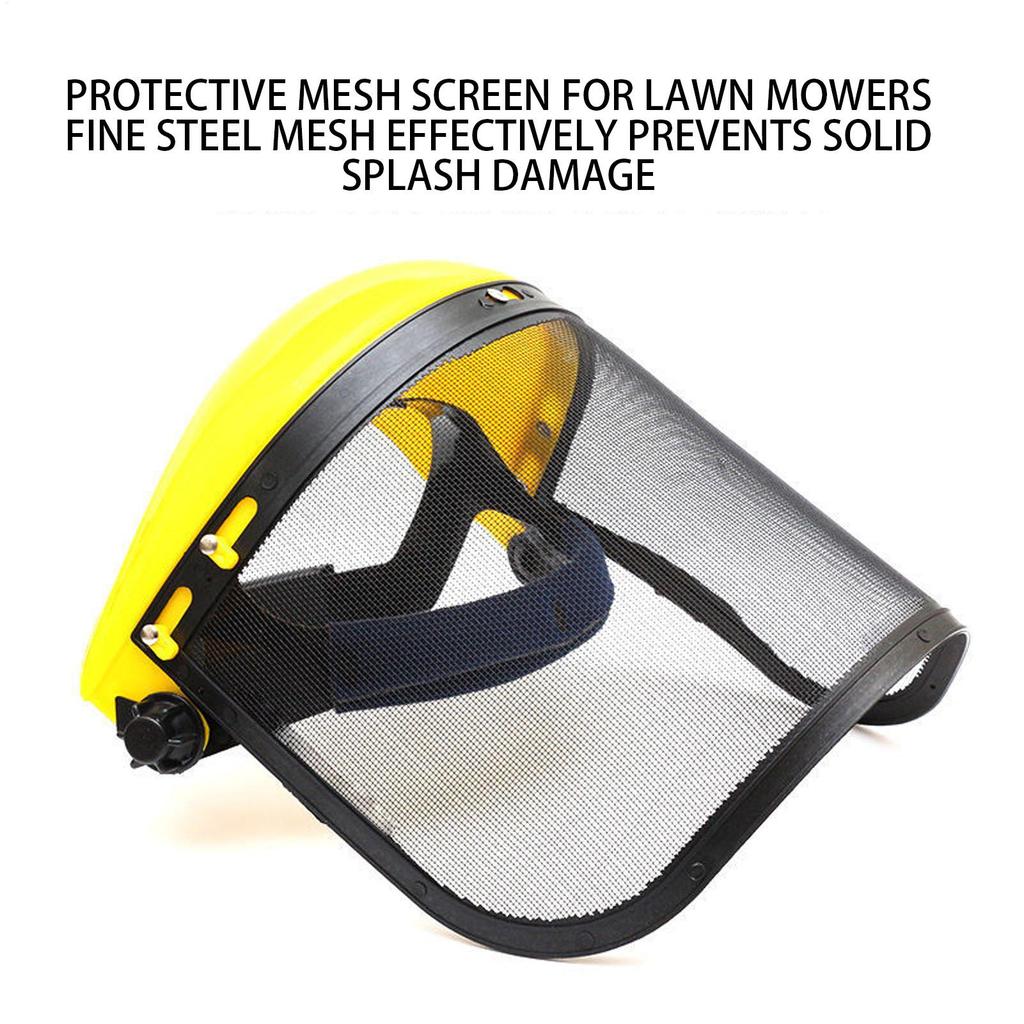 Face Shield Chainsaw Splash Prevention Electric Cutting Gardening Protection Mesh Face Shield Protective Mask  Helmet Safety