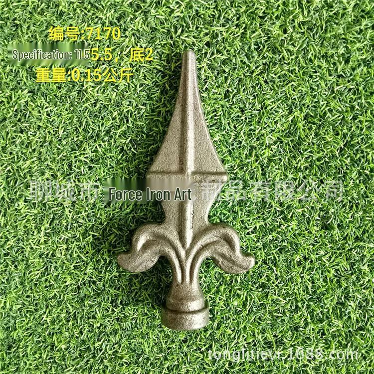 Wrought Iron Fence Post Tops and Spearhead Accessories