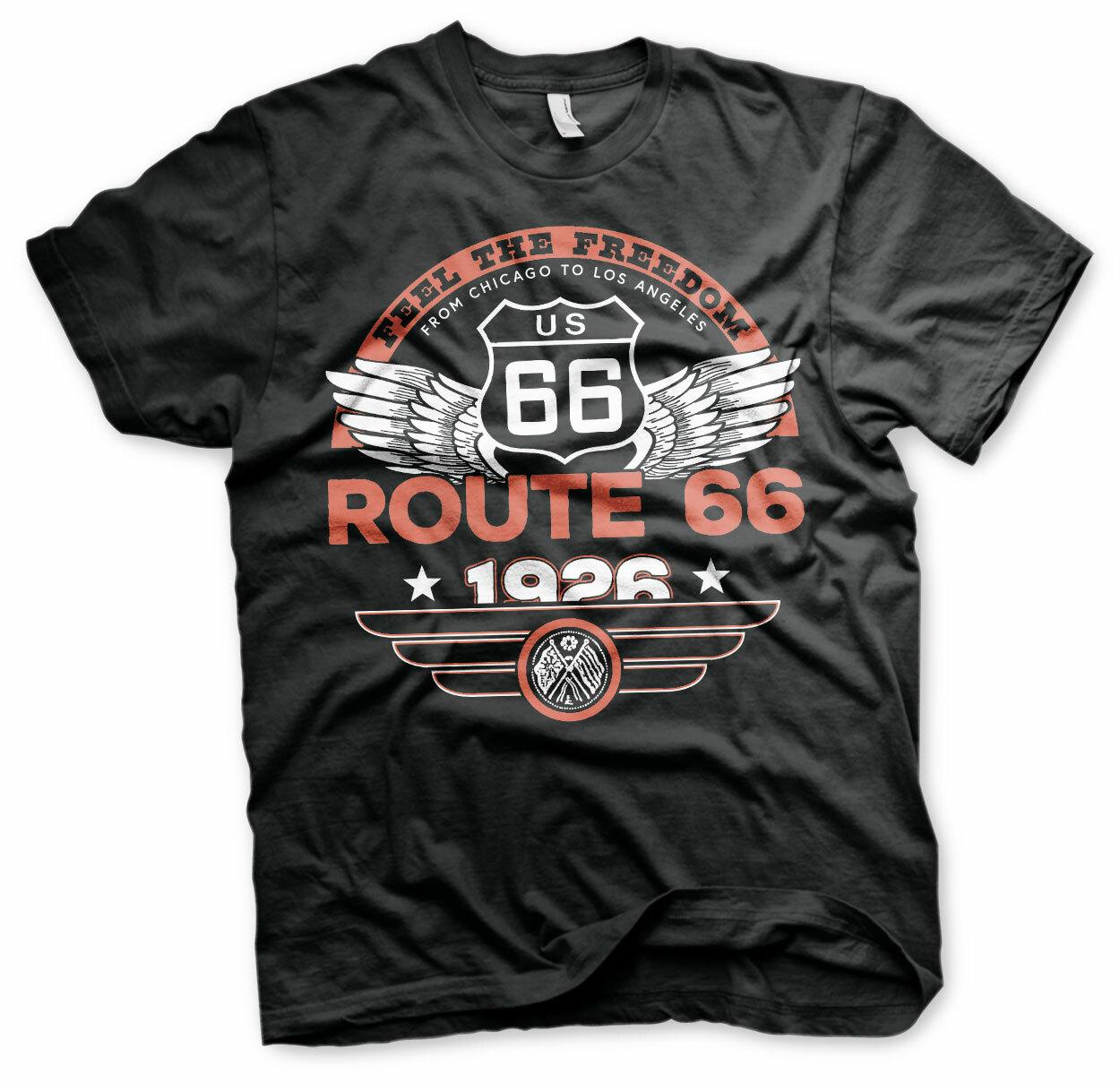 Licence Officielle Route 66 Touché The Freedom Homme T-SHIRT S-XXL Tailles S