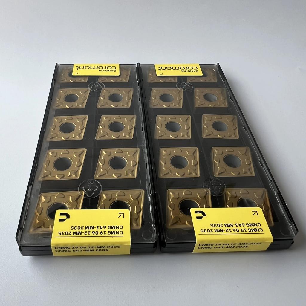 Sandvik / CNMG190612-MM 2035 / Industrial Indexable Carbide Inserts 10 Pcs