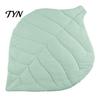 Reversible Pet Cushion for Cats Leaf Shaped Mat, Soft Cat Sleeping Pad, Washable Decorative Rug Home Padded Dog Bed Mat Sofa Floor Crate Indoor Use