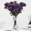 3 Bunches Of Small Camellia Flowers Wedding Scene Living Room Decoration Floral Ornaments Props Accessories Fake Flowers