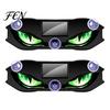 Universal Car Lighting Kit Solar Devil Eyes Light for Windshield, Window Warning Sign with Three Smart Modes, Automotive Ambient Kits LED Digital