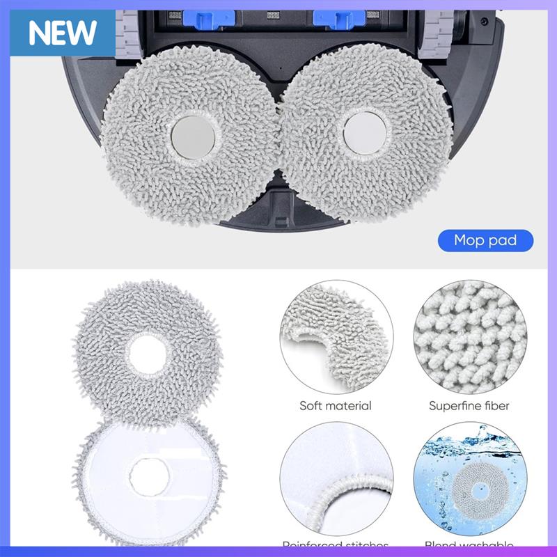 A60P 22PCS Replacement Parts For ECOVACS For ECOVACS T30S PRO Robot Vacuum Cleaner Accessories