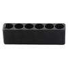 1Pcs 6Hole 1/1 Hex Shank Screwdriver Bit Holder Plastic Screwdriver Storage Drill Bit Stand Case Power Tools