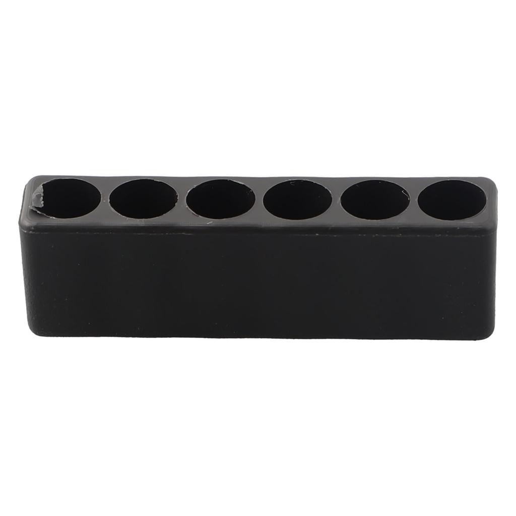 1Pcs 6Hole 1/1 Hex Shank Screwdriver Bit Holder Plastic Screwdriver Storage Drill Bit Stand Case Power Tools