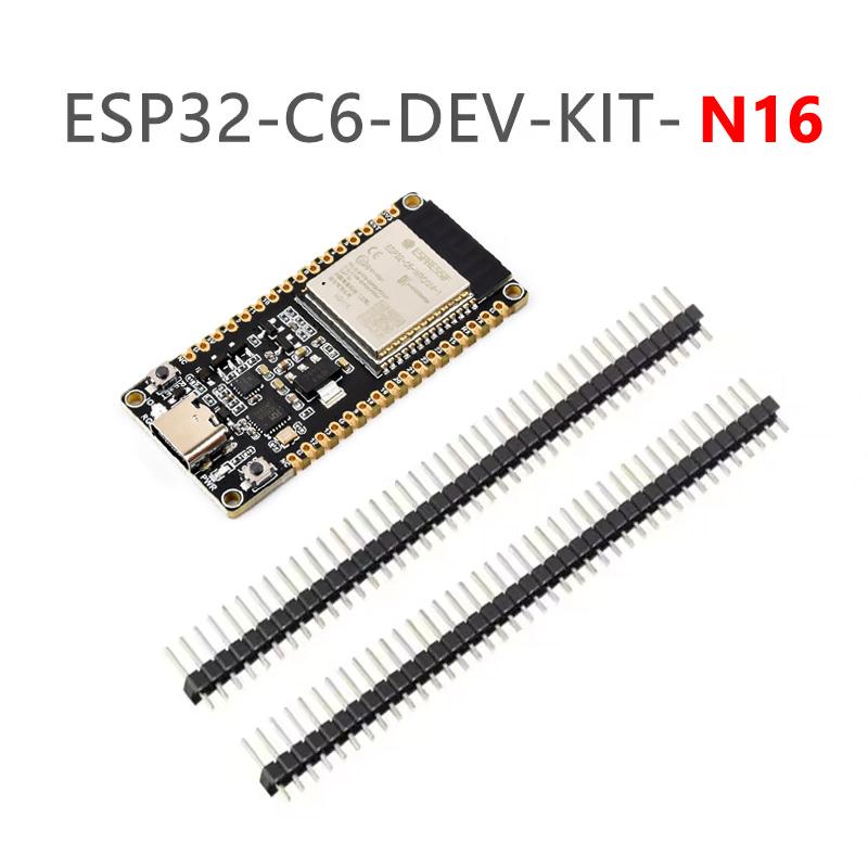 ESP32-C6 Microcontroller WiFi 6 Development Board 160MHz Single-core Processor Supports USB And UART Development Board