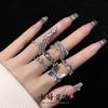 Niche Design Sense Diamond Zir*****Pening Light Luxury High Sense Cold Wind Set Ring Women'S Fashion
