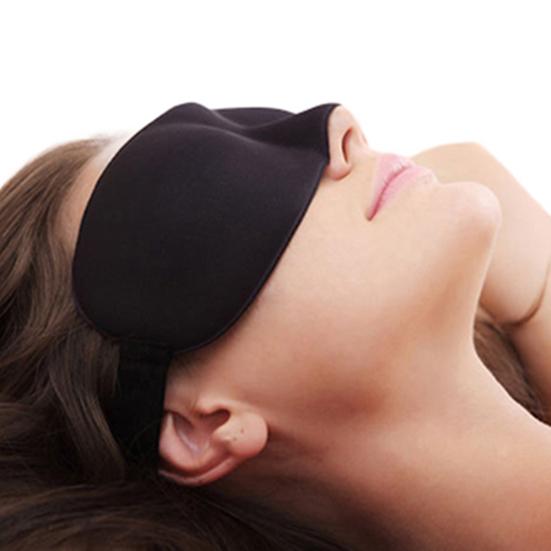 Sleeping Eye Mask Blindfold Earplugs Shade Travel Sleep Aid Cover Light Guide