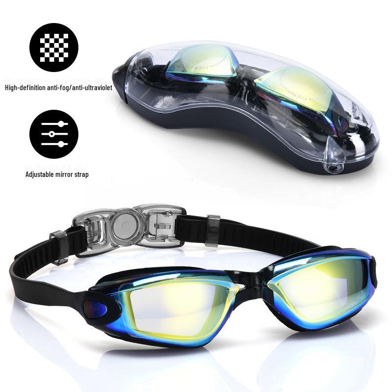 Unisex Myopia Swim Goggles: Professional, Waterproof, Anti-Fog, HD Children's Swim Gear.