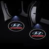 2Pcs Car Door Projector Lamps Emblem LED Welcome Light For Hyundai Accent Aslan Avante HB20 i20 i30 i40 ix20 Parisi BAYON