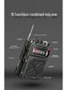Emergency Solar Hand-Crank Radio and Flashlight for Disaster Preparedness