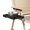 Sessel Aufsteck-Beistelltisch Tragbarer Becher-Telefonhalter Ablage Mehrzweck Reisefreundlich für Outdoor Camping Zubehör