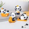 Adorable Resin Panda Figurine for Home Decor and Gift Giving