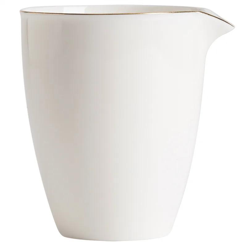 

Кувшин из белого нефрита Dehua, цельное дерево, боковая ручка, кувшин с защитой от ожогов, диспенсер для чайного сервиза, кунг-фу, диспенсер для чайного сервиза 220-230ml