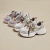 New dad shoes for women, spring student sports running casual shoes with heightened thick soles