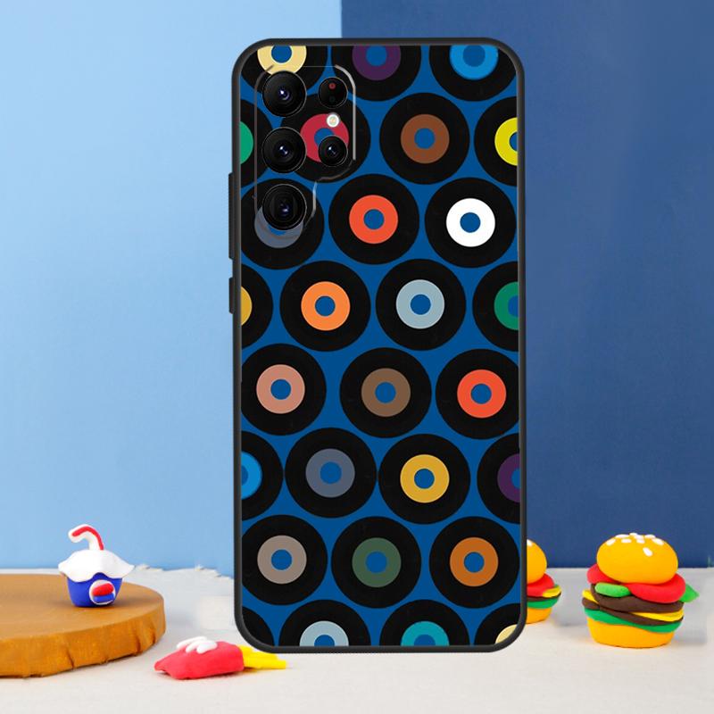 Vinyl Record Retro Phone Case For Samsung Galaxy S25 Ultra S9 S10 S20 S21 S22 Plus S23 FE S24 Ultra Cover Coque