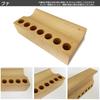 Moderno La Terre Pen Holder, Pen Stand, Interior Decor, Wooden Desk Pen Holder, Desk Tray, Pen Holder, Stylish Pen Holder, YM-334-PN, Beech