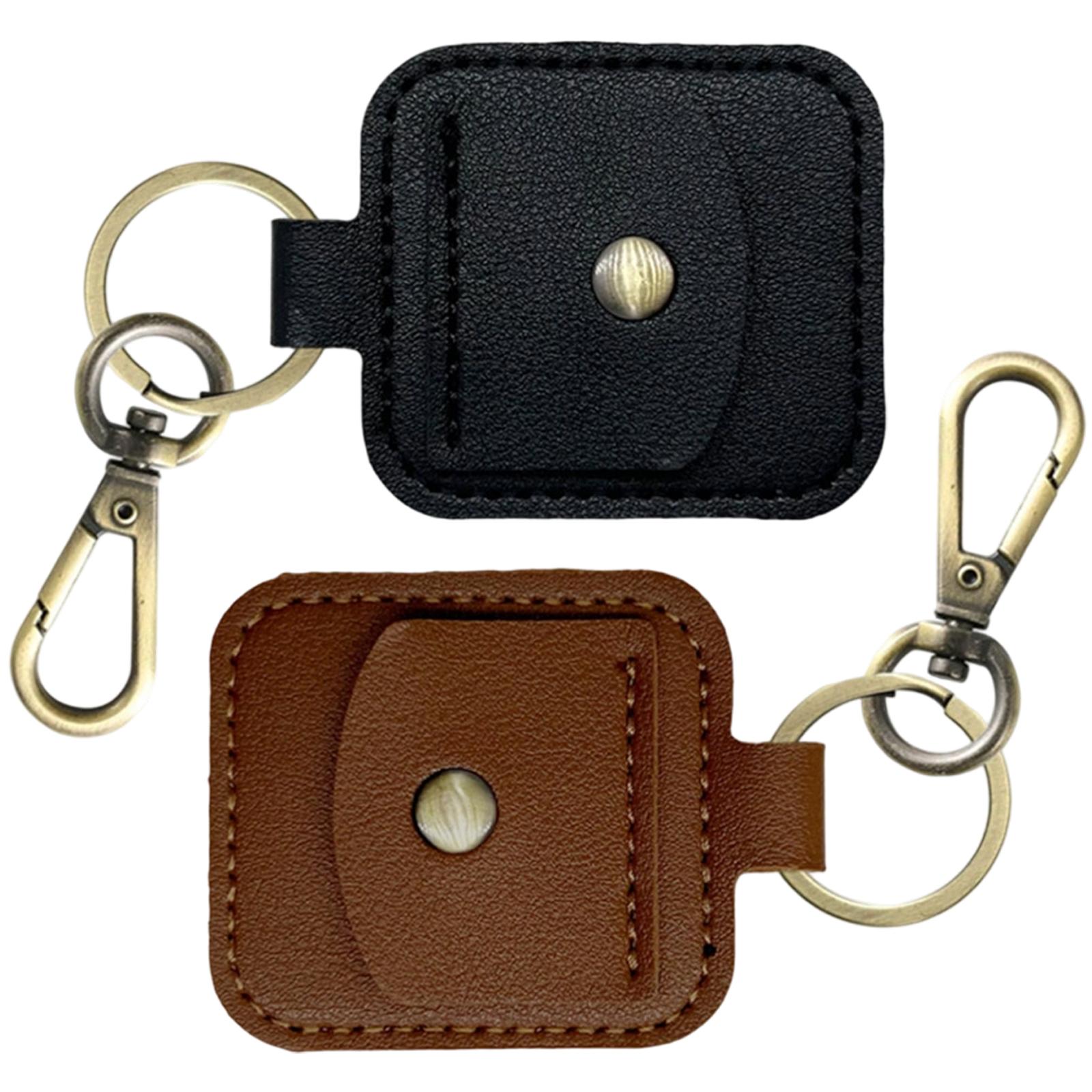 

2Pieces Colorful Key Cover Caps Leather Key Accessories Cuteness Key Holder Fashion Key Chain Present for Women and Girl 1