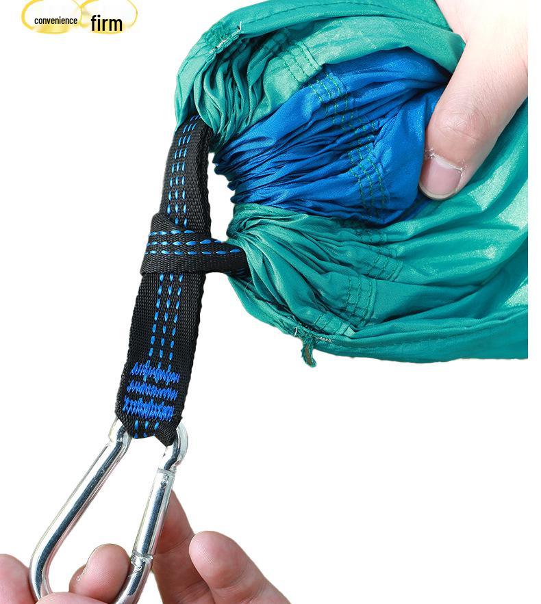 Ultralight Anti-rollover Double Camping Hammock: Strong, Portable Parachute Cloth for Outdoor Adventures