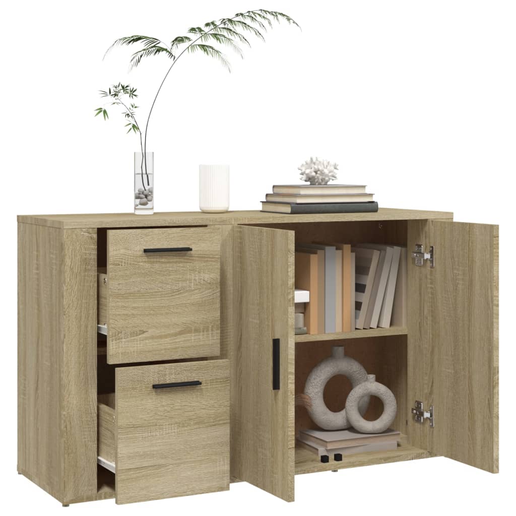Sideboard Sonoma Oak 100 X 33 X 59.5 Cm Engineered Wood