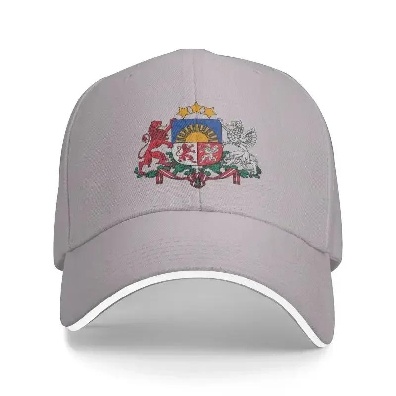 Mode Unisex Wappen Lettlands Baseballkappe für Erwachsene Verstellbare Papa-Mütze Herren Damen Sonnenschutz