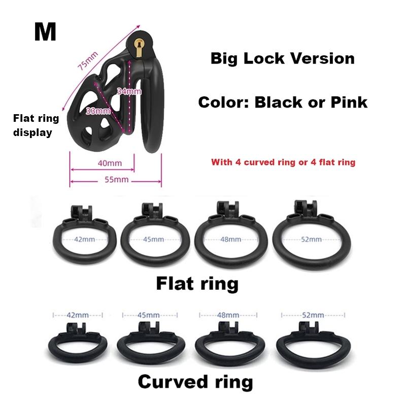 Male Chastity Device Ergonomic Design Stealth Lock for Adults Solitary Extreme Confinement Cage a Gift for Adult Men