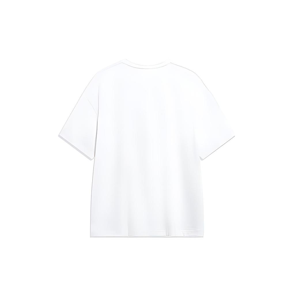 Li Ning Short Sleeved T Shirts Unisex White AHST089-3