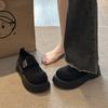 All-inclusive women's spring new platform muffin women's shoes fashionable British loafer small leather shoes