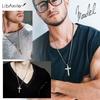 Cross Necklace for Cross Pendant [Genuine] Men, Fashionable, (GOLD)