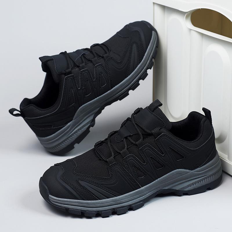Large Size Tactical Training Boots Men's Outdoor Hiking Sneakers Spring and Autumn New Non-slip and Wear-resistant Hiking Shoes Men