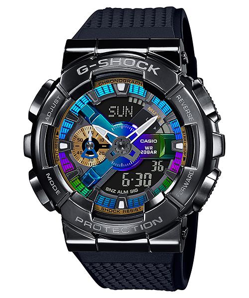 

Casio G-SHOCK Men s Stainless Steel 200M Water Resistant Analog Shock Resistant Quartz Watch GM-110B-1A сірий колір