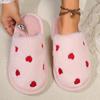 Love people autumn and winter indoor and outdoor thick bottom warm plush bag head cotton slippers foam