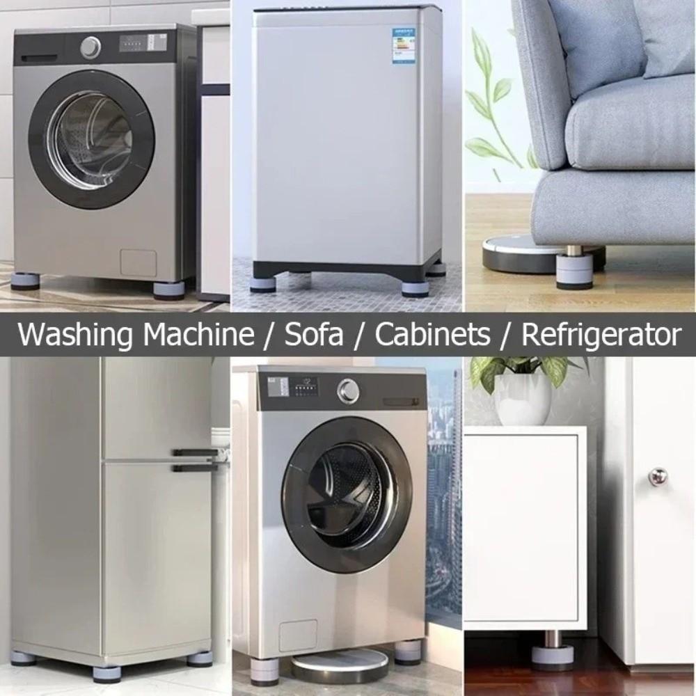 4Pcs Shock-absorbing Washing Machine Foot Pad Furniture Dampers Stand  Washing Machine Refrigerator