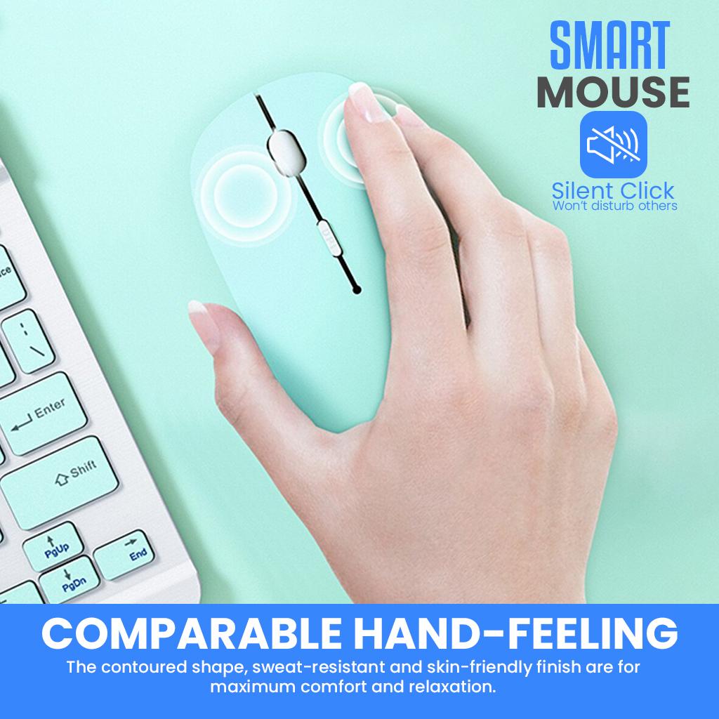 Office ABS 78keys Slim Portable Bluetooth Keyboard Mouse Combo for iPad Tablet Phone Laptop