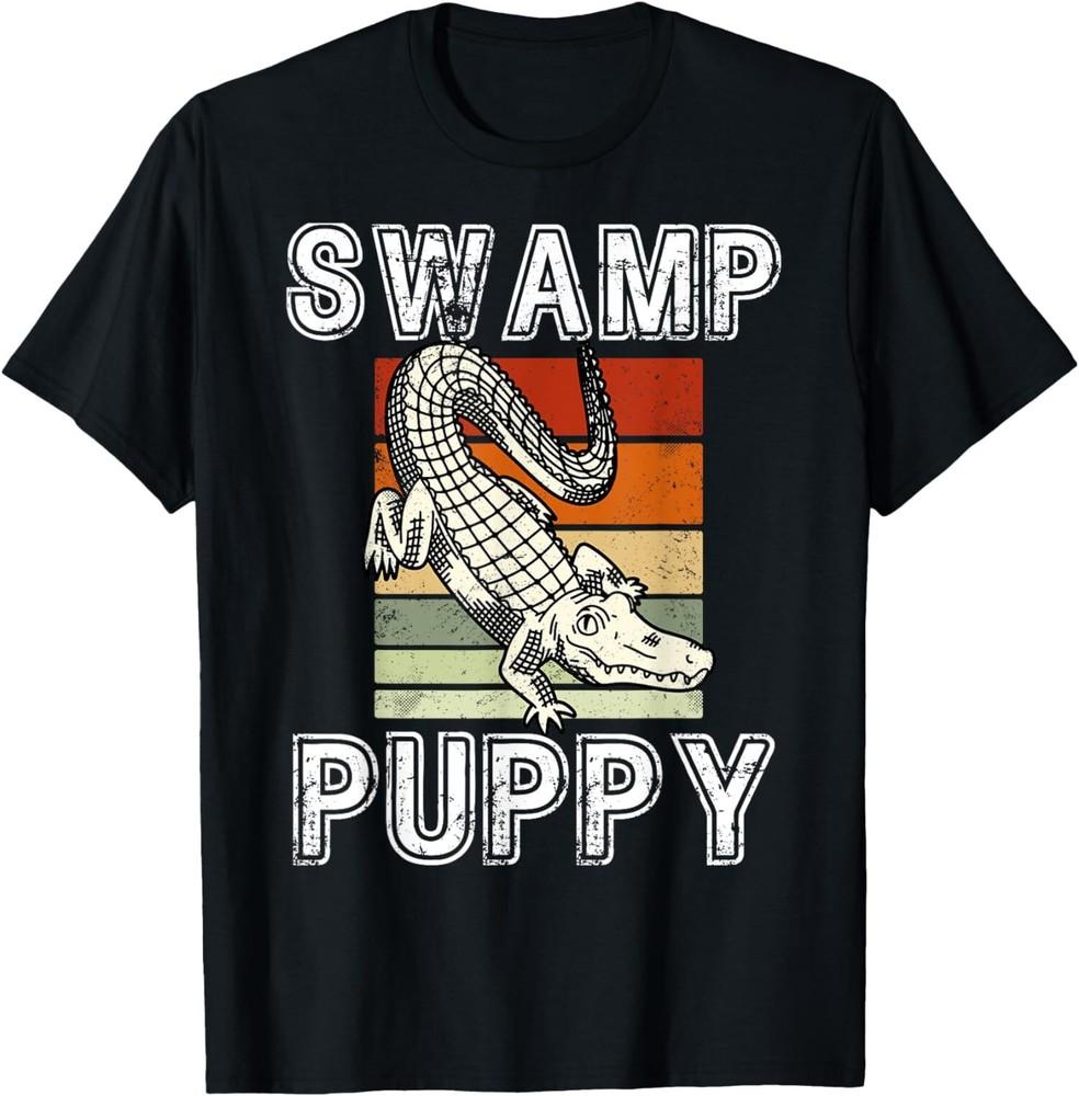 NEW LIMITED Swamp Puppy Funny Alligator Crocodile T-Shirt Unisex T-Shirt XXL
