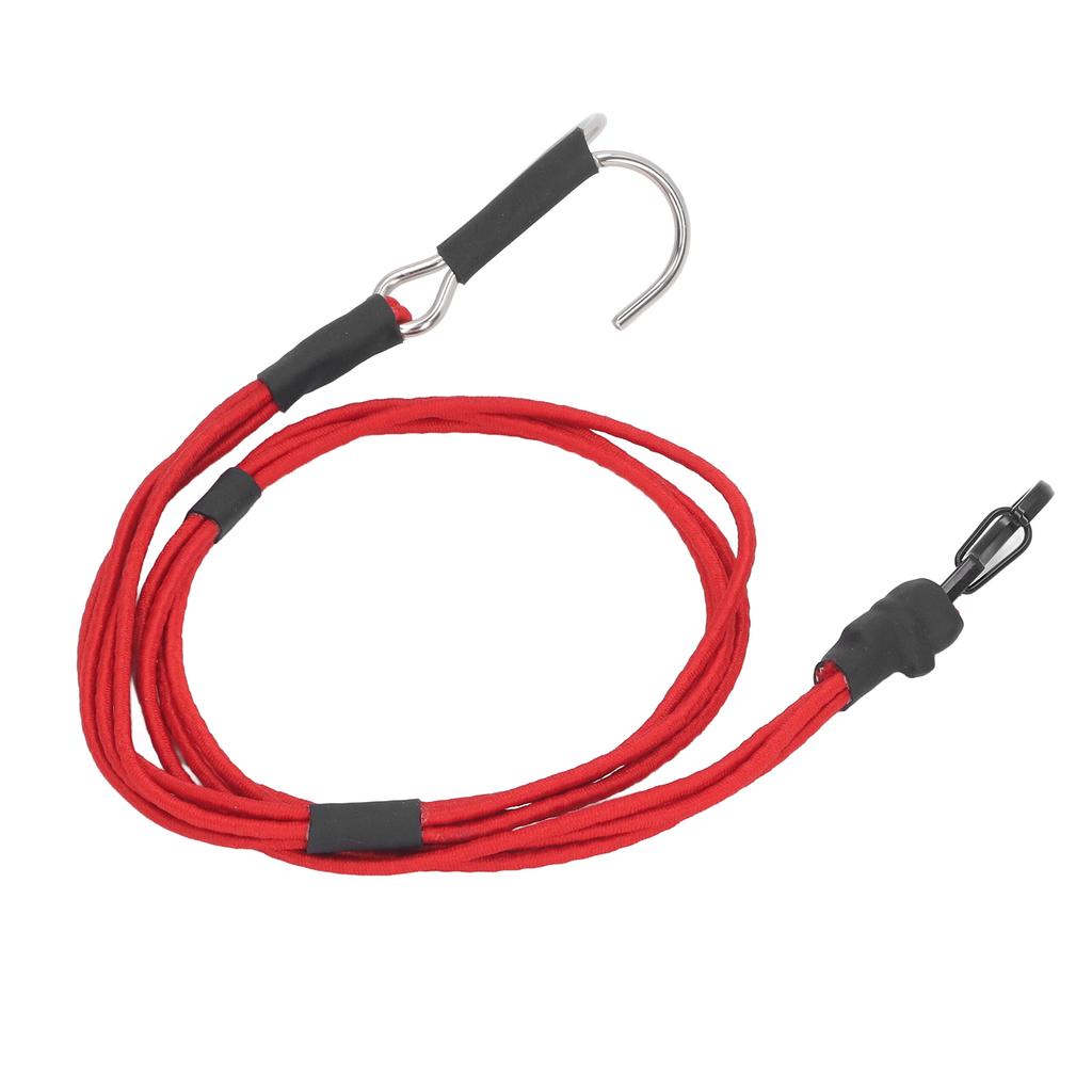 RC Crawler Kinetic Winch Strap Elastic Rescue Towing Trailer Rope Strap with Hooks for 1 10 1 8 RC Car