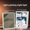 21cm/8.27in Anime Detective Conan Light Painting Mirror Lamp 3D Peripherals Bedroom Led Night Desktop Crafts Gift Toy Decorative