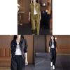 Urban Style Womens Summer Suit Set With Long Sleeves For Office Casual Wear