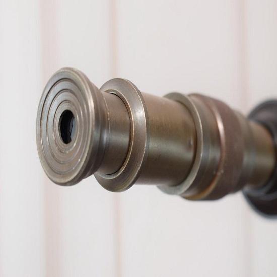 Úžasný stojanový mosazný teleskop Dřevo a mosaz Elegantní dekorace do domácnosti a kanceláře Dárek