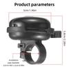 Retro Aluminum Alloy Bicycle Alarm Bell Black Red Blue Silver Lightweight Loud Horn Retro Bells Cycling Handlebar