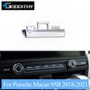 Car Display Screen Button Trim Switch Chrome Plating Strip For Porsche Macan 95B 2018 2019 2020 2021 95B919597