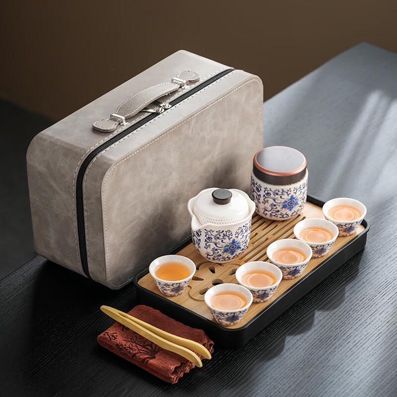 Entwined Lotus Travel Tea Set