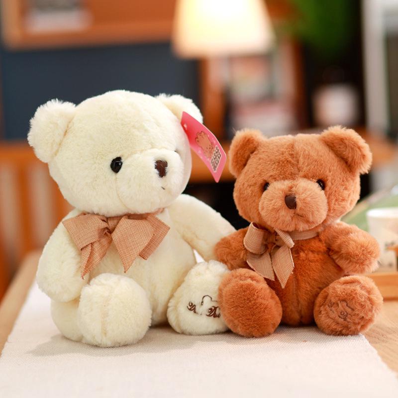 Customized Plush Bow Tie Teddy Bear Doll – Creative Giftable Figure with Logo Printing