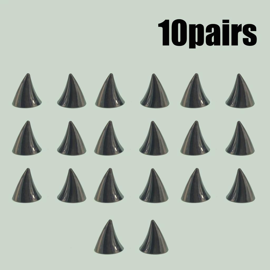 1-20 Pairs of Motorbike Helmets Male and Female Models Devil Horns Decoration E-bike Helmets Suction Cup Decoration