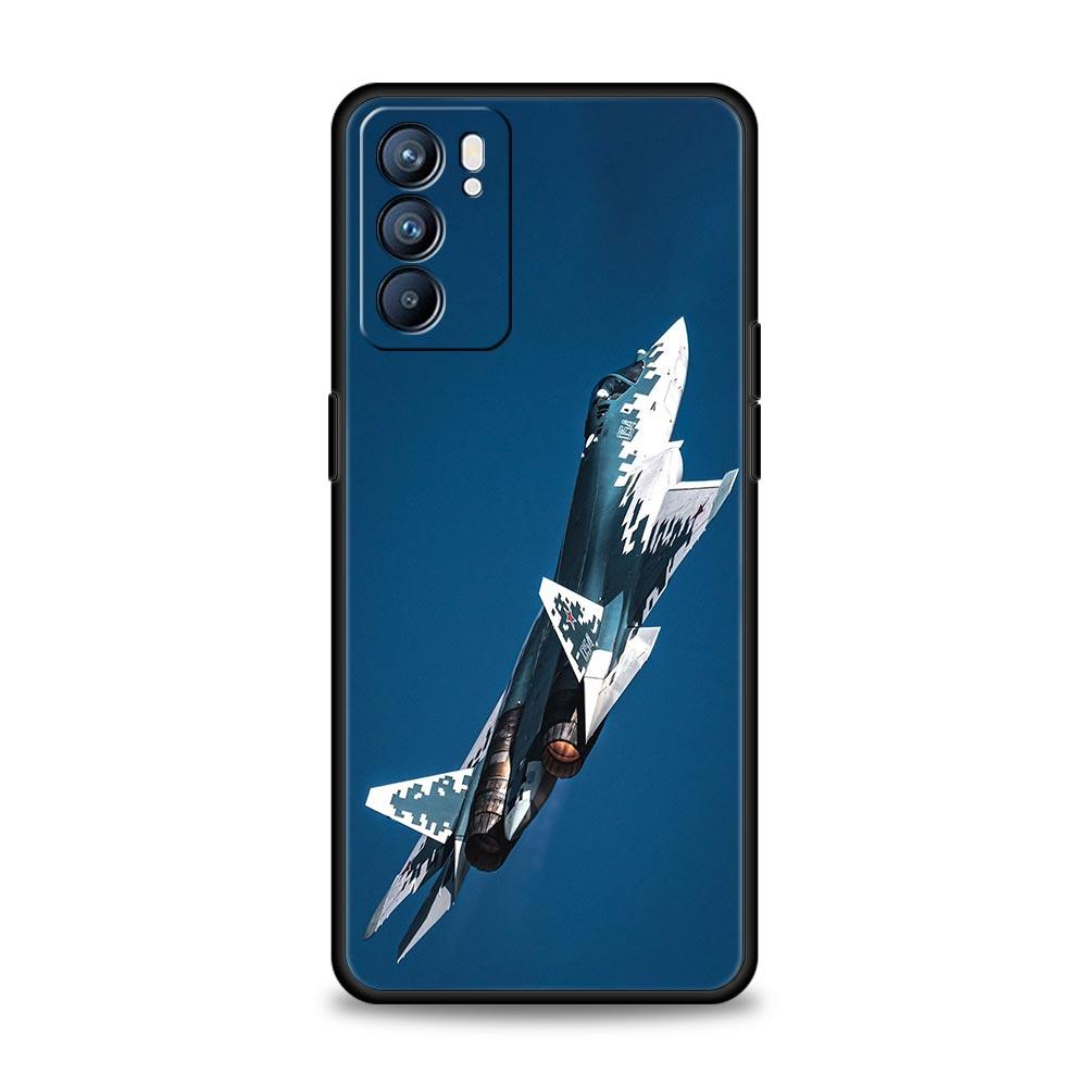 Aircraft Helicopter Airplane Case For Oppo Reno13 Reno12 Reno11 F Reno10 Pro A54 5G Find X5 A53 A52 A9 A17 4G A79 A80 A98 Cover